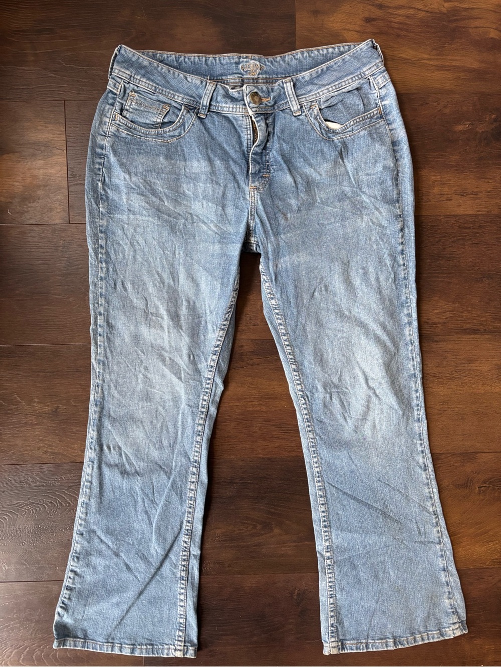 Riders by Lee Bootcut Stretch Jeans Women’s 10 Petite Light Wash